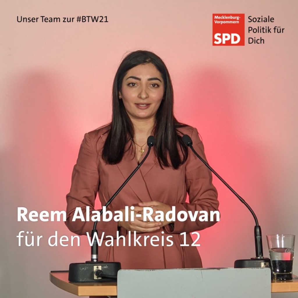 Reem Alabali-Radovan, Kandidatin für den Bundestagswahlkreis 21